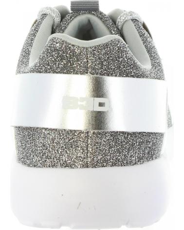 Sapatilhas de Mulher BASS3D 41436 GLITTER PLATA