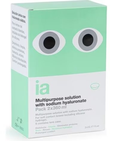 INTERAPOTHEK SOLUZIONE UNICA ACIDO IALURONICO 2X360ML