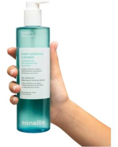 SENSILIS PURIFY ESSENTIAL CLEANSER GEL DE LIMPEZA PELES MISTAS E OLEOSAS 400ML