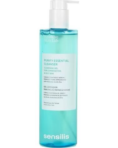 SENSILIS PURIFY ESSENTIAL CLEANSER GEL DE LIMPEZA PELES MISTAS E OLEOSAS 400ML