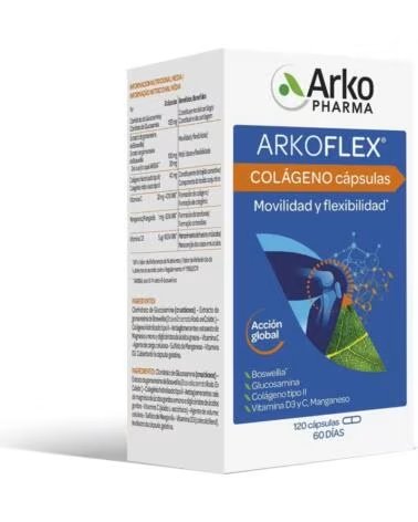 ARKOPHARMA ARKOFLEX 100% ARTICULAÇÕES COLAGÉNIO CÁPSULAS