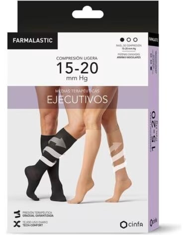 FARMALASTIC DAMEN KOMPRESSIONSSTRÜMPFE EXECUTIVE CAMEL GRÖSSE L
