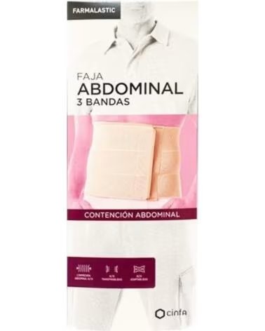 FARMALASTIC FAJA ABDOMINAL 3 BANDAS TALLA PEQUEÑA