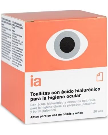 INTERAPOTHEK LINGETTES OCULAIRES À L´ACIDE HYALURONIQUE 20 UNITÉS