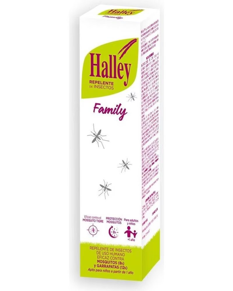 HALLEY FAMILY SPRAY RÉPULSIF D´INSECTES 12 HEURES