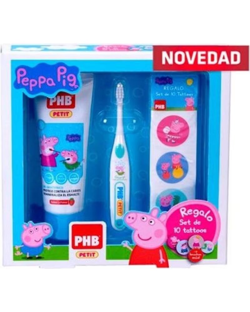 PHB PACK PETIT PEPPA PIG KINDERZAHNBÜRSTE UND ZAHNPASTA