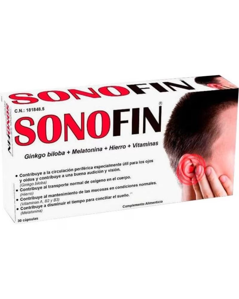 SONOFIN COMPLEMENTO ALIMENTICIO CON GINKGO BILOBA Y MELATONINA