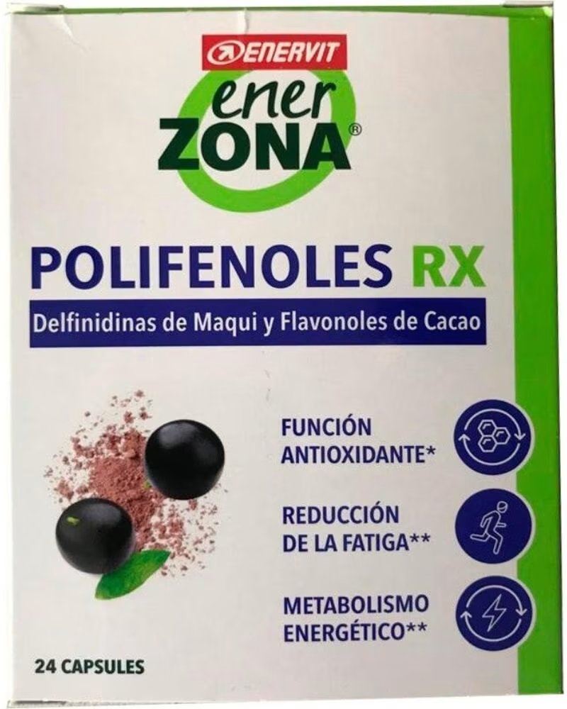 ENERZONA POLYPHÉNOLS RX COMPLÉMENT ALIMENTAIRE 24 GÉLULES