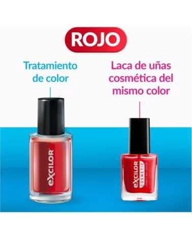 EXCILOR FORTE COLOR RED NAGELLACK NAGELPILZ BEHANDLUNG 30ML