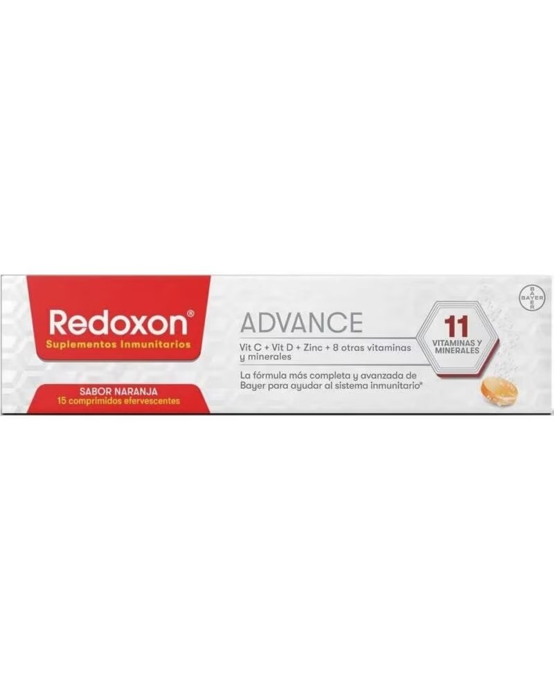 REDOXON ADVANCE COMPLEMENT ALIMENTAIRE 15 COMPRIMES EFFERVESCENTS SAVEUR ORANGE