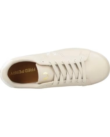 FRED PERRY BASKETS HOMME B721 LEATHER BEIGE 691OATML