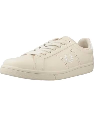 FRED PERRY BASKETS HOMME B721 LEATHER BEIGE 691OATML
