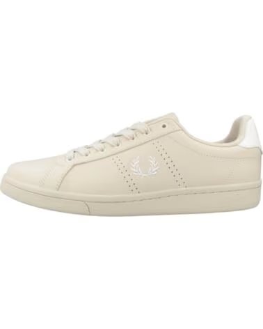 FRED PERRY BASKETS HOMME B721 LEATHER BEIGE 691OATML
