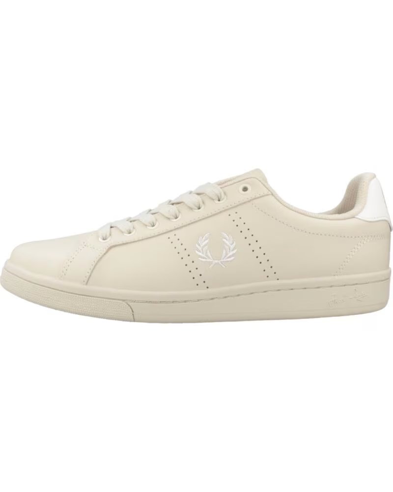 FRED PERRY BASKETS HOMME B721 LEATHER BEIGE 691OATML