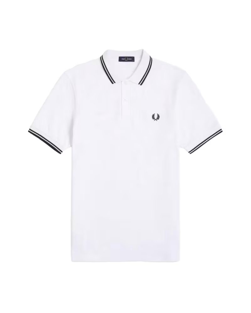FRED PERRY POLO M3600-XL MANGA CURTA BRANCO HOMEM