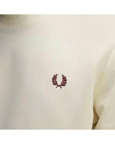 SWEAT-SHIRT FRED PERRY M7535 ÉCRU BEIGE