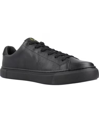 FRED PERRY B71 TUMBLED LEATHER SNEAKER SCHWARZ 102BLACK