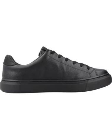 FRED PERRY B71 TUMBLED LEATHER SNEAKER SCHWARZ 102BLACK