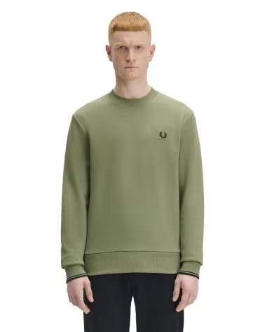 FRED PERRY SHORT SLEEVE T-SHIRT M3600 IN GREEN FOR MEN NAN