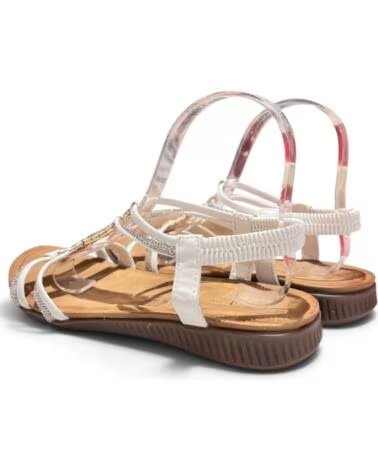 TIMBOS SANDÁLIA PLANA CONFORTÁVEL 133463 BLANCO