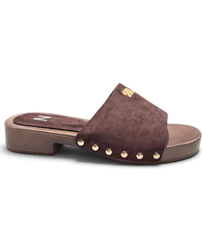 TIMBOS LOW HEEL CLOG 133456 MARRóN