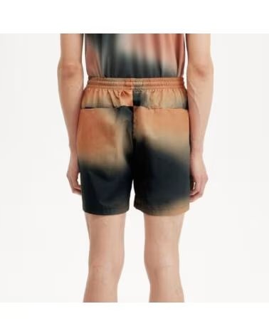 FRED PERRY PANTALON HOMME PRINTED SHORT NOIR Q20NHTGRN