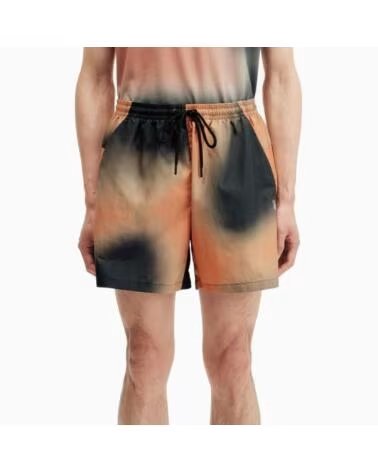 FRED PERRY PANTALON HOMME PRINTED SHORT NOIR Q20NHTGRN