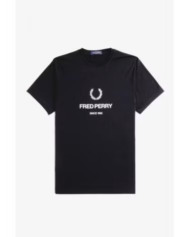 FRED PERRY T-SHIRT MANICA CORTA M8588FP NERO 102BLK