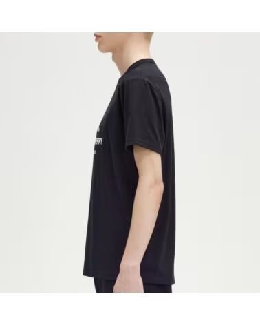 FRED PERRY T-SHIRT MANICA CORTA M8588FP NERO 102BLK