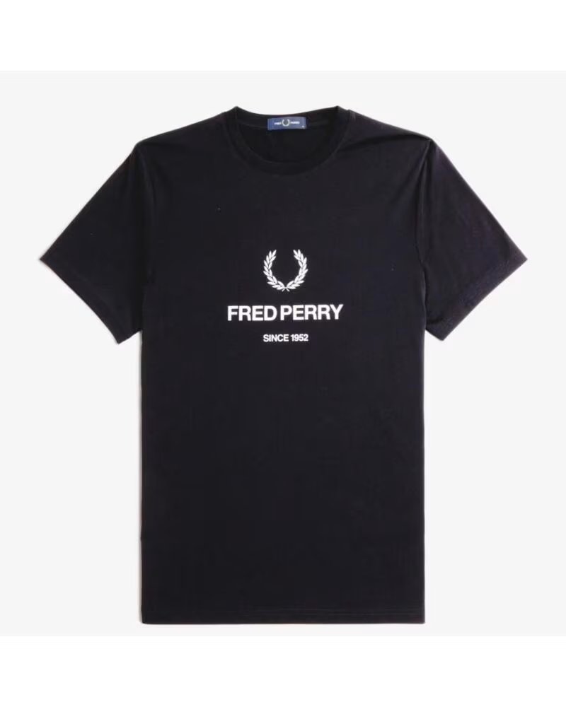 FRED PERRY T-SHIRT MANICA CORTA M8588FP NERO 102BLK