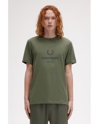 FRED PERRY T-SHIRT UOMO MODELLO M8588FP X21GRN