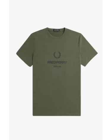 FRED PERRY T-SHIRT UOMO MODELLO M8588FP X21GRN