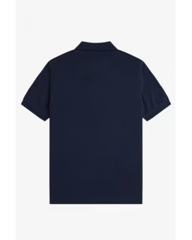 FRED PERRY SLIM FIT PLAIN POLO DARK AIRFORCE BAY LEAF NAVY Z65DRKRF