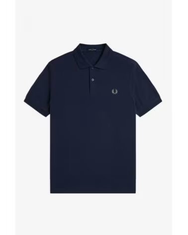 FRED PERRY SLIM FIT PLAIN POLO DARK AIRFORCE BAY LEAF NAVY Z65DRKRF