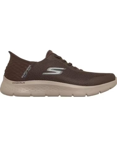 SKECHERS SCARPE SLIP-INS GO WALK 216324 CIOCCOLATO CHOCOLATE