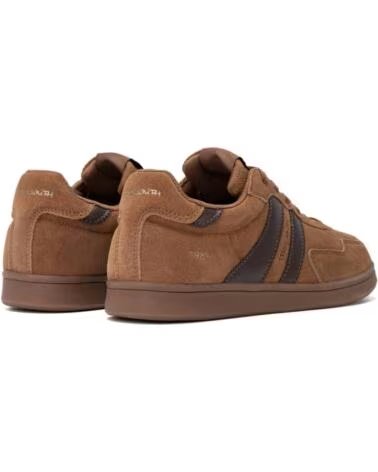 TEDDY SMITH SNEAKER CASUAL IN PELLE SCAMOSCIATA 121003 CAMEL