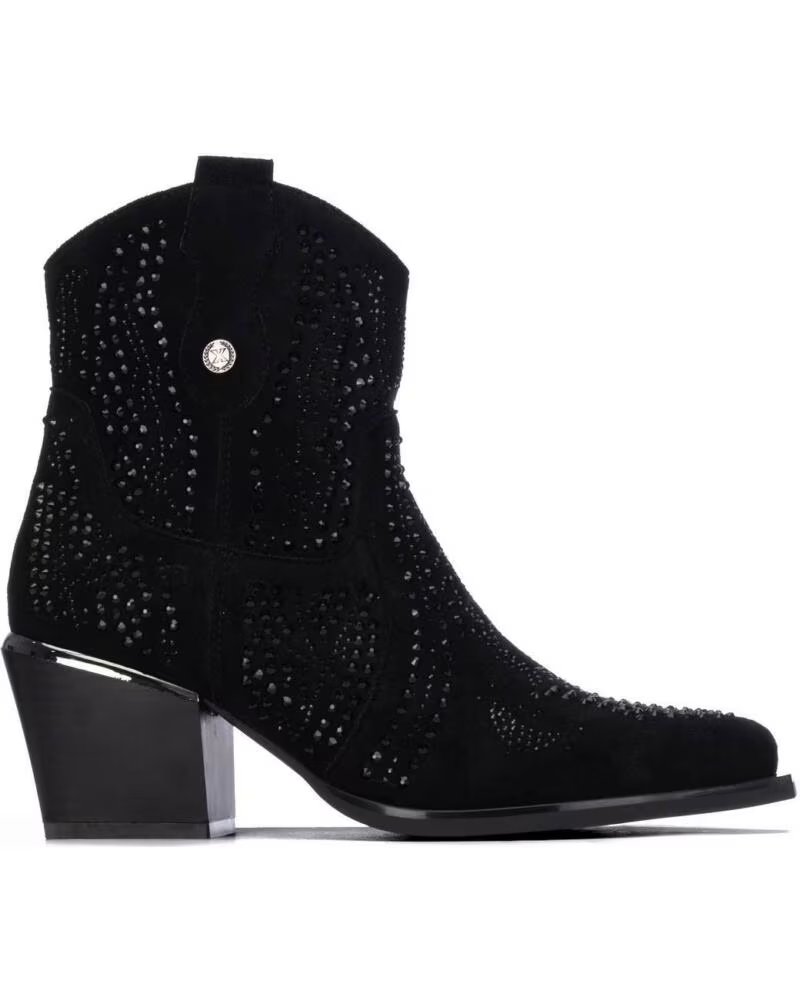 XTI BOTAS ESTILO COUNTRY DE SALTO 146100 NEGRO