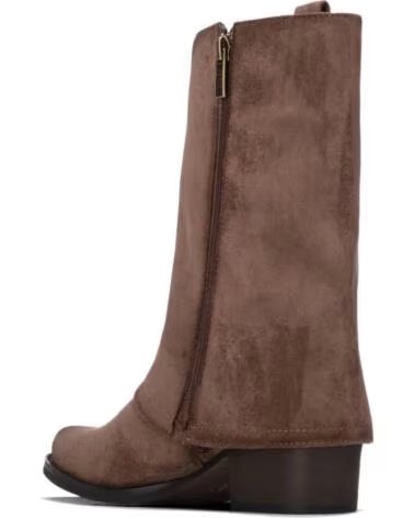 XTI BOTAS DE CANO MÉDIO EM TOM TOUPEIRA TAUPE
