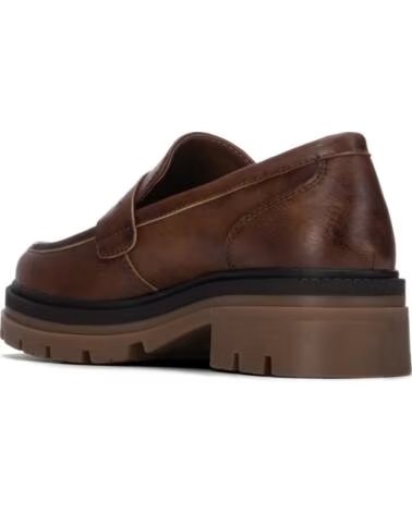 REFRESH MOCASSINS DE PLATAFORMA TRATORADA COR CAMEL
