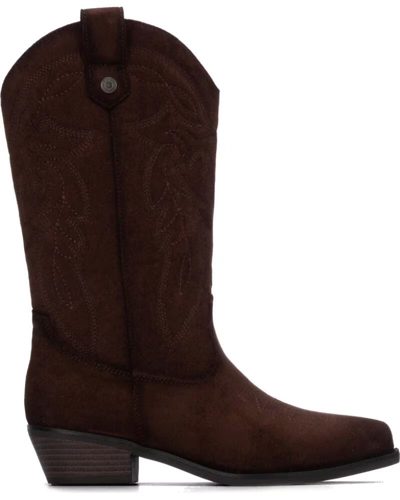REFRESH BOTAS ALTAS ESTILO TEXANO 176295 CASTANHO MARRON