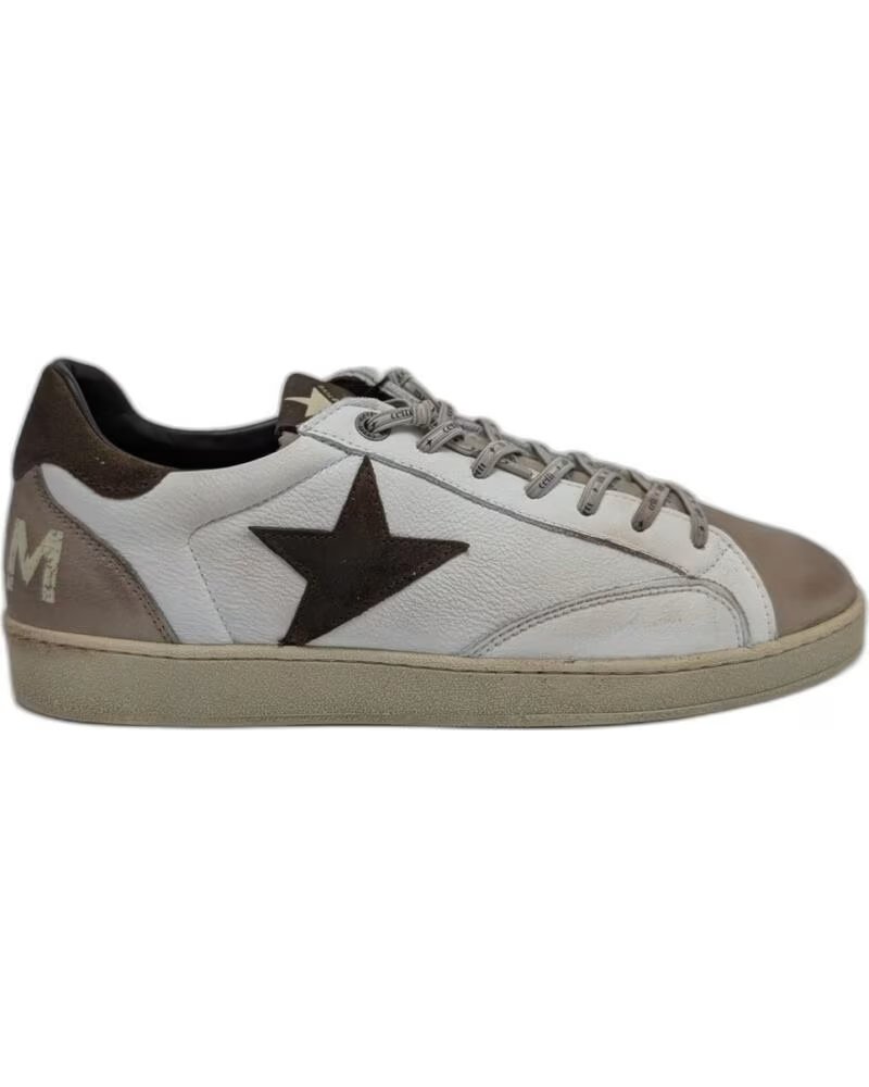 CETTI 1342 LEDER WEISS TAUPE