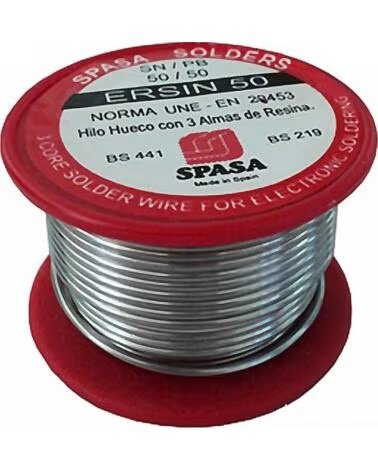 SPASA LÖTDRAHT ERSIN 50 SN/PB 50/50 MIT 3 HARZKERNEN MULTICOLOR