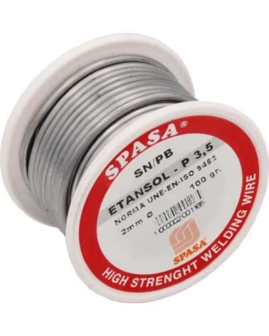 SPASA LÖTZINN SPULE ETANSOL P 35 100G 2MM MULTICOLOR