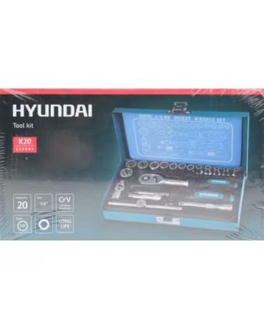 HYUNDAI POWER TOOL SET SOCKET WRENCH KIT MULTICOLOR