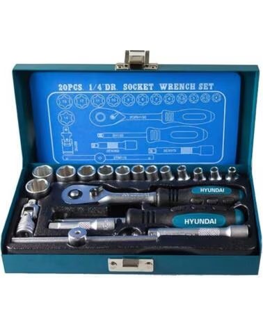 HYUNDAI POWER TOOL SET SOCKET WRENCH KIT MULTICOLOR