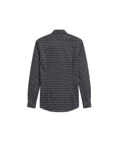 ANTONY MORATO CAMICIA A MANICHE LUNGHE STAMPATA NEGRO
