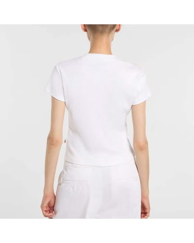 DICKIES CAMISETAS MUJER DK0A88JT0WH1 BLANCO WHITE