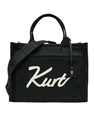KURT GEIGER LONDON MALA TOTE EM TECIDO BLACK