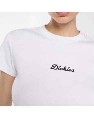 DICKIES CAMISETAS MUJER DK0A88JT0WH1 BLANCO WHITE