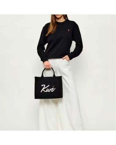 KURT GEIGER LONDON MALA TOTE EM TECIDO BLACK